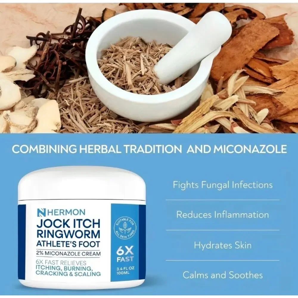 Hermon Jock Itch Ringworm Athlete's Foot cream 100ml